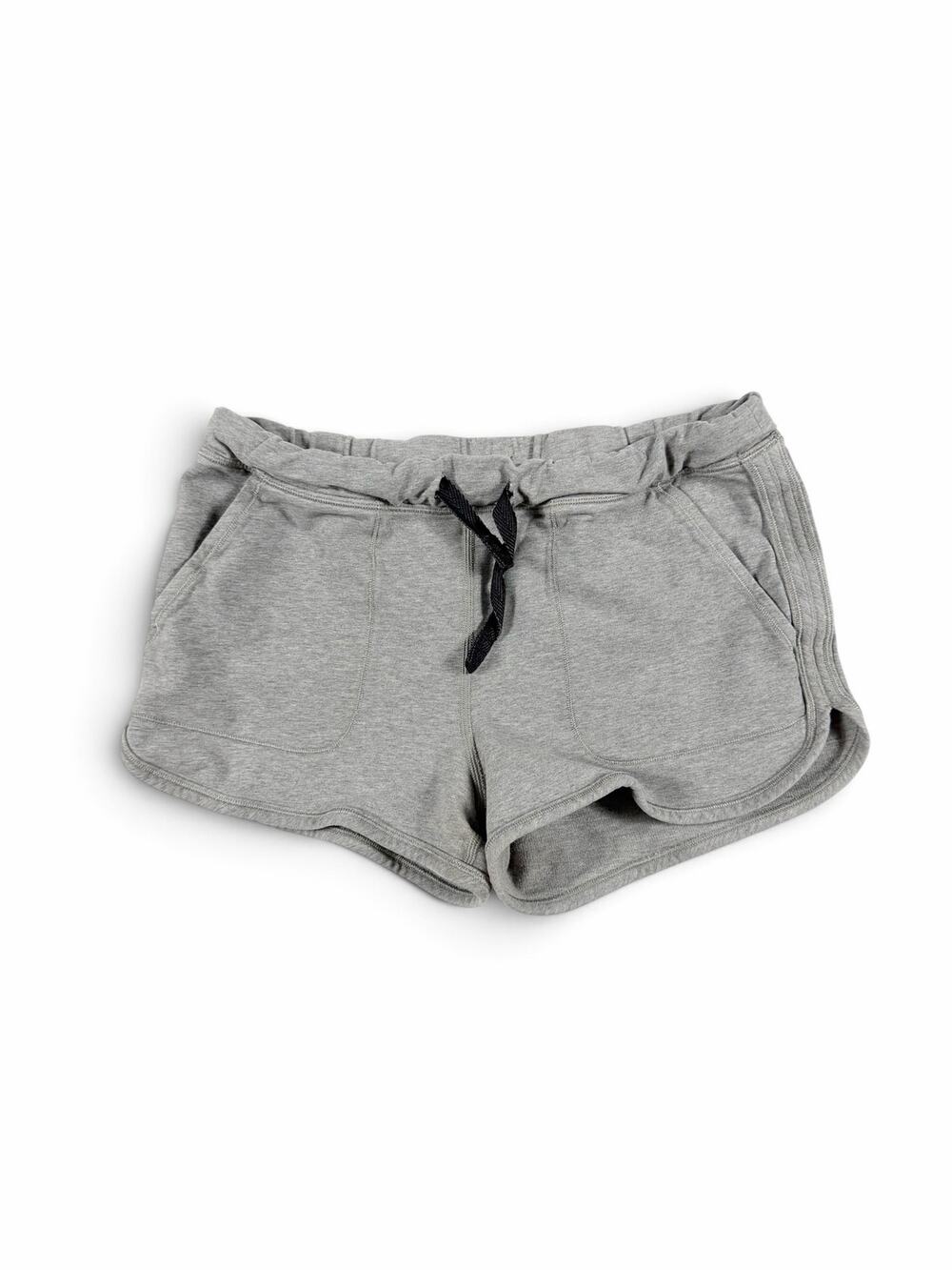 Ivivva by Lululemon Heathered Gray Drawstring Sweat Shorts Girls Size 12